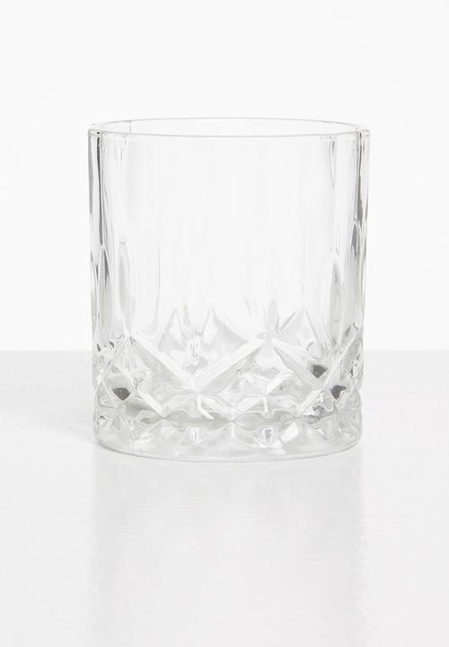 Excellent Houseware - Crista Decanter & Glass Set - Clear