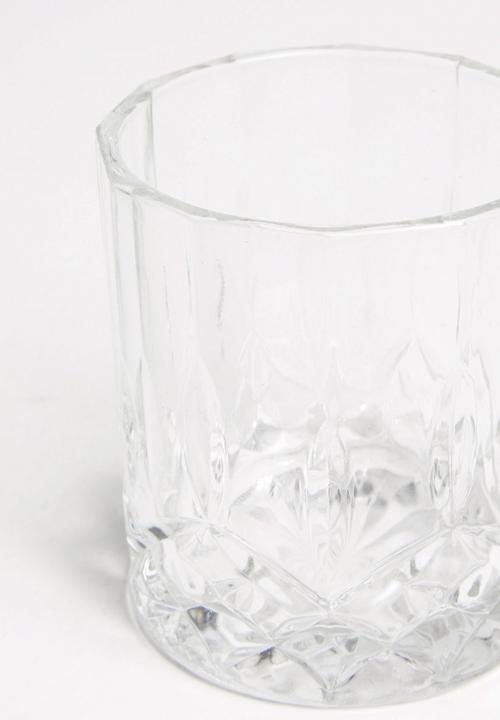 Excellent Houseware - Crista Decanter & Glass Set - Clear
