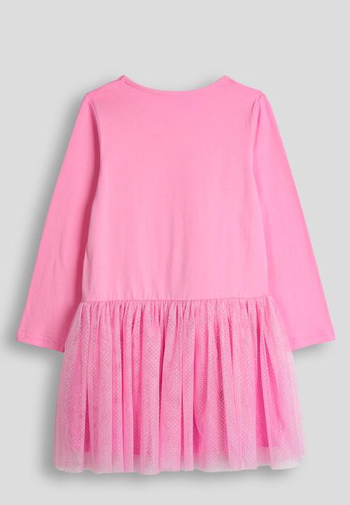 Pop Candy - Gathered hem sweater dress - pink/pony