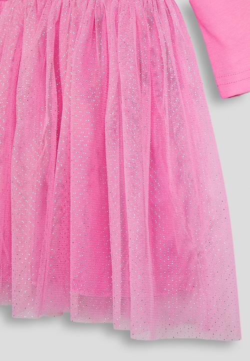 Pop Candy - Gathered hem sweater dress - pink/pony
