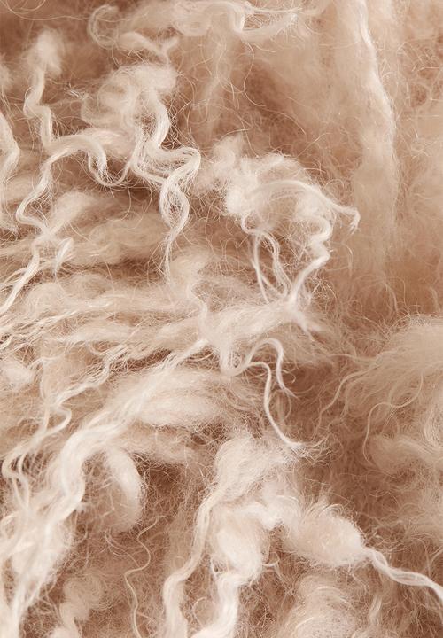 H&M - Fluffy cushion cover - beige