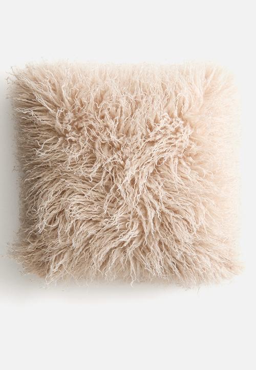 H&M - Fluffy cushion cover - beige