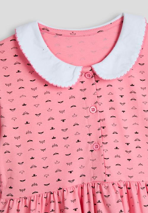 Pop Candy - Fit & flare dress with pockets - pink/multi