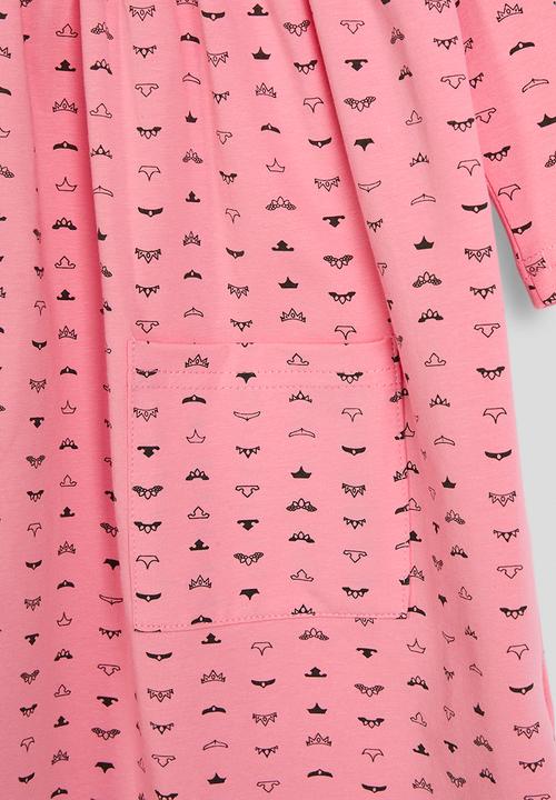Pop Candy - Fit & flare dress with pockets - pink/multi