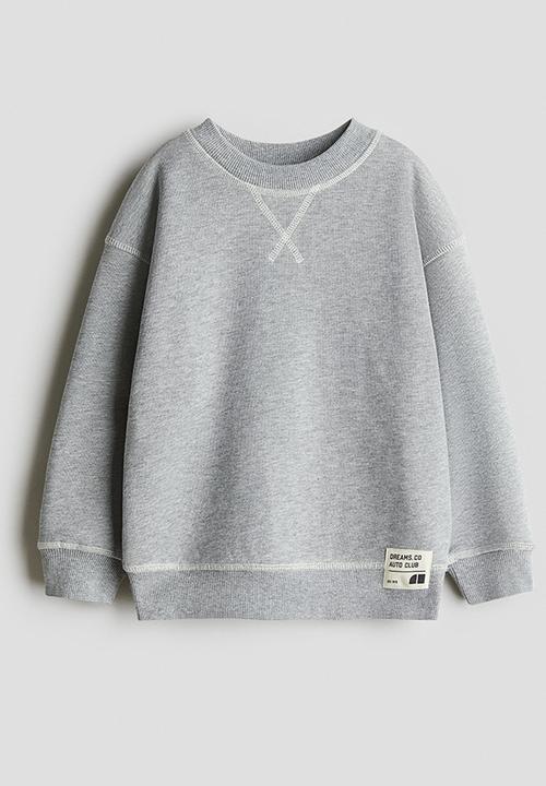 H&M - Cotton sweatshirt - light grey marl 