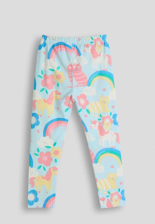 Pop Candy - Aop leggings - light blue/multi