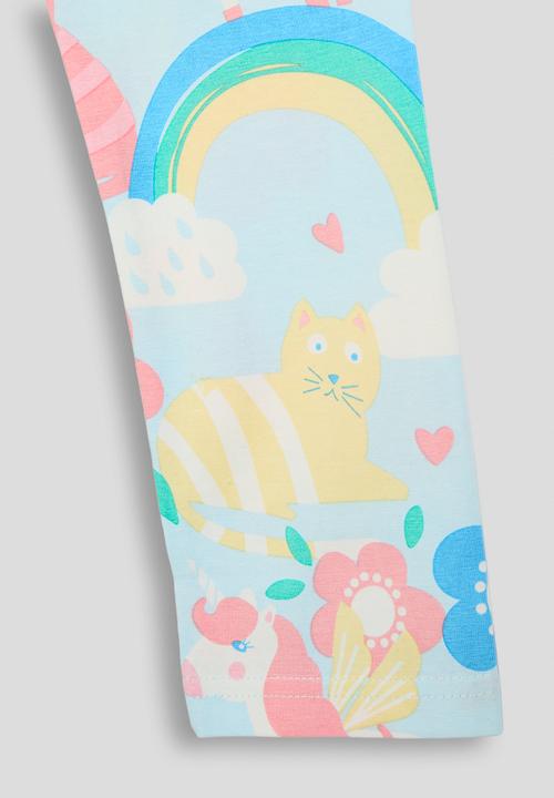 Pop Candy - Aop leggings - light blue/multi