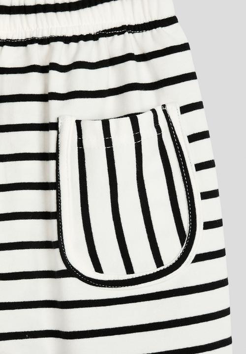 Pop Candy - Dropped waist tights - black stripes