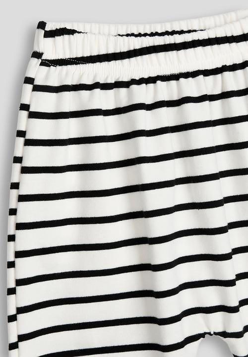 Pop Candy - Dropped waist tights - black stripes
