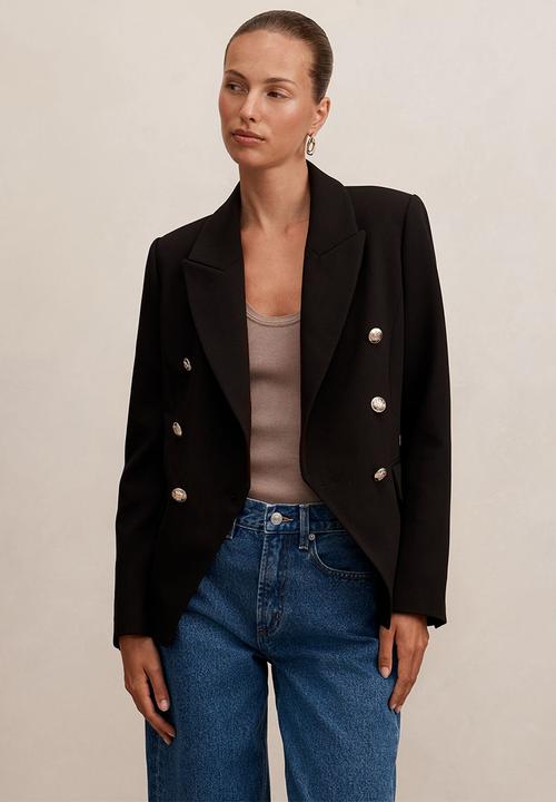Forever New - Tiana military blazer in black