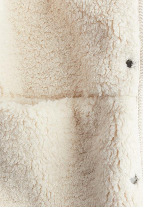 H&M - Teddy jacket - light beige