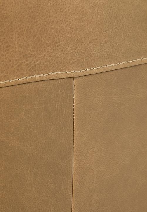 Sixth Floor - Lazslo Leather 3 Seater Sofa - Tan