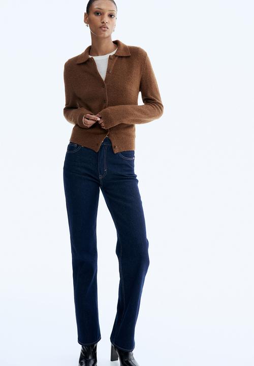 H&M - Collared cardigan - brown