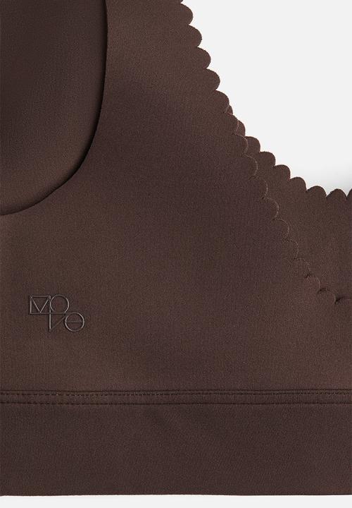 H&M - Medium support sports bra with softmove™ - warm brown