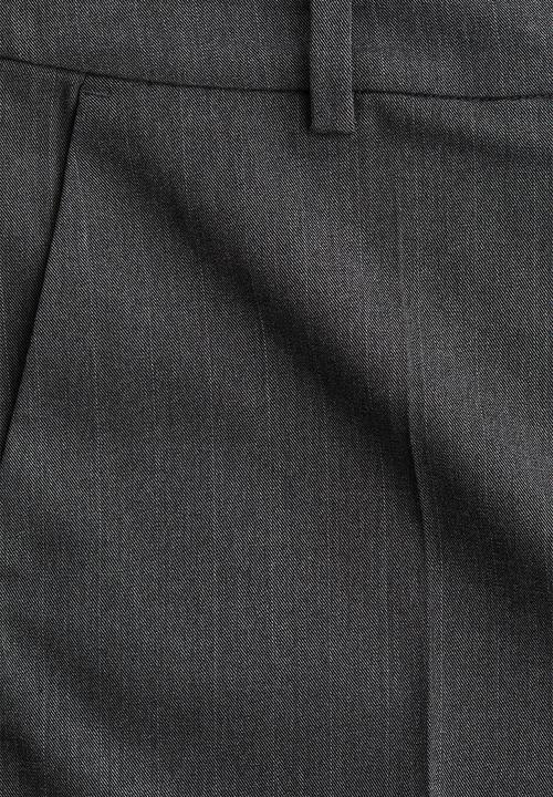 H&M - Straight trousers - dark grey marl pinstriped