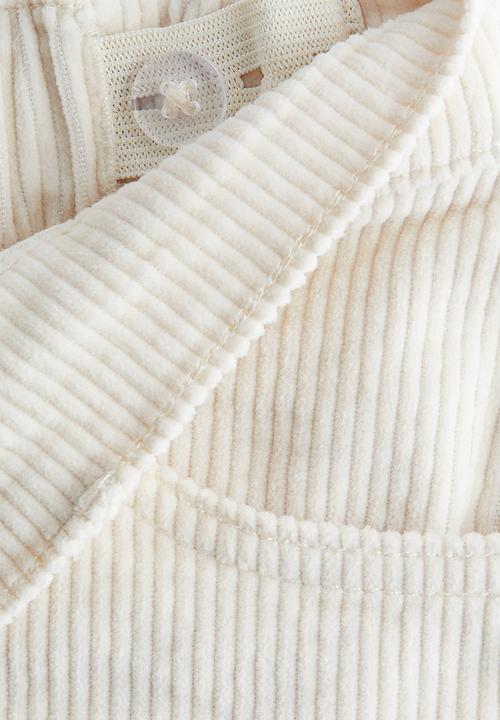H&M - Corduroy skirt - light beige