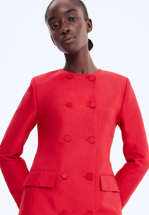 H&M - Double-breasted blazer dress - red