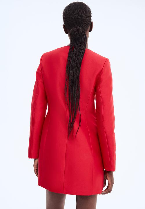 H&M - Double-breasted blazer dress - red