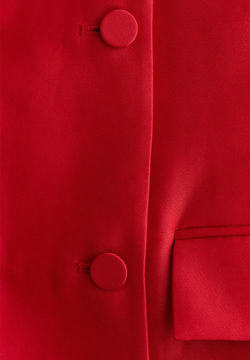 H&M - Double-breasted blazer dress - red