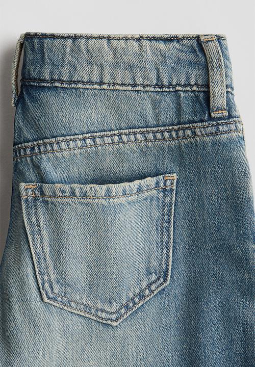 H&M - Wide leg jeans - light denim blue