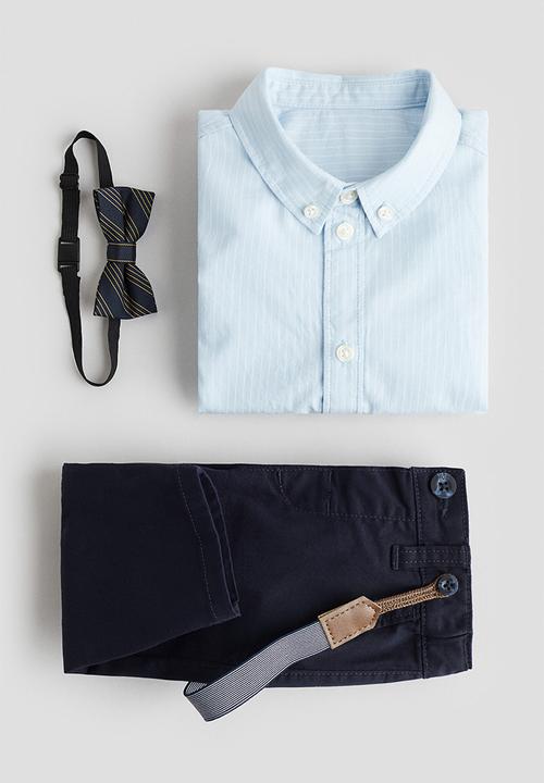 H&M - 3-Piece dressy set - navy blue/light blue