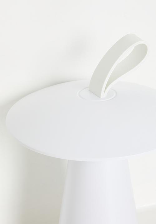 H&S - Table Lamp Rechargeable - White