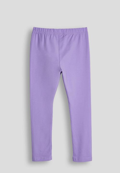 Pop Candy - Leggings with rainbow knee patch - purple