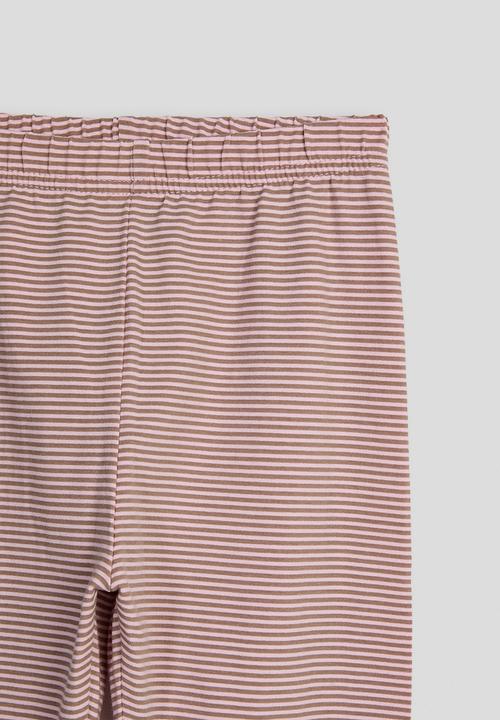 Pop Candy - Graphic sweatshirt with leggings - pink/dusty pink stripes