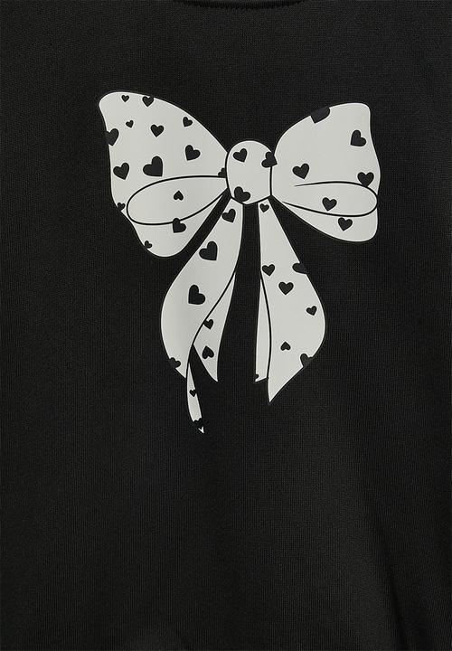 Pop Candy - Sweat top & leggings - black/white/hearts