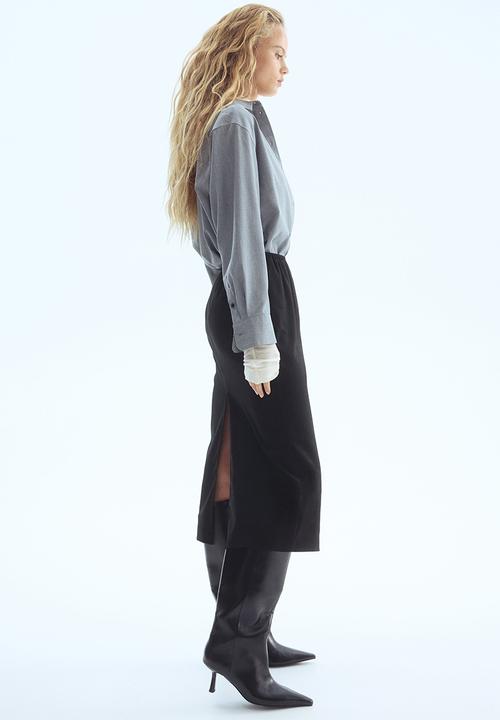 H&M - Midi skirt - black