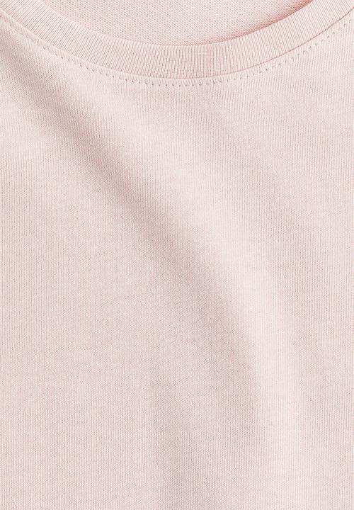 H&M - Peplum top - powder pink