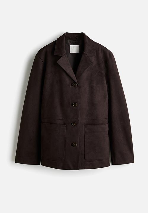 H&M - Jacket - dark brown 