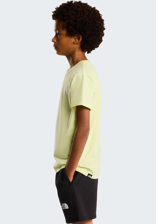 The North Face - Teen Simple Dome Regular Short Sleeve Tee - Lemon Mist