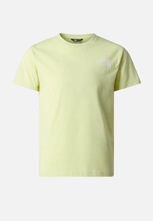 The North Face - Teen Simple Dome Regular Short Sleeve Tee - Lemon Mist
