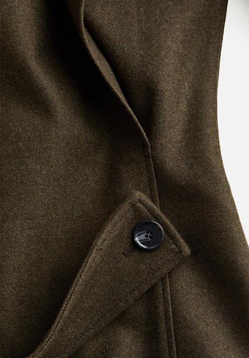 H&M - H&M Studio: Wool-blend jacket - dark green 
