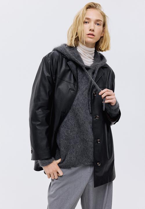 H&M - Coated jacket - black