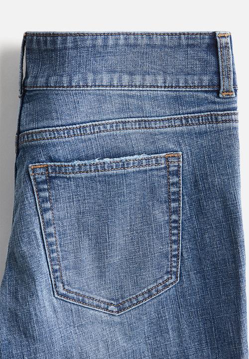 H&M - Flared low jeans - denim blue