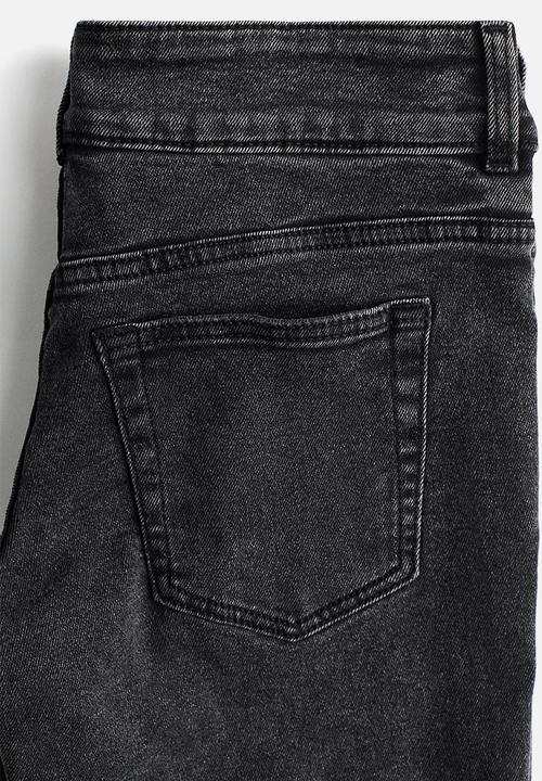H&M - Flared low jeans - dark denim grey