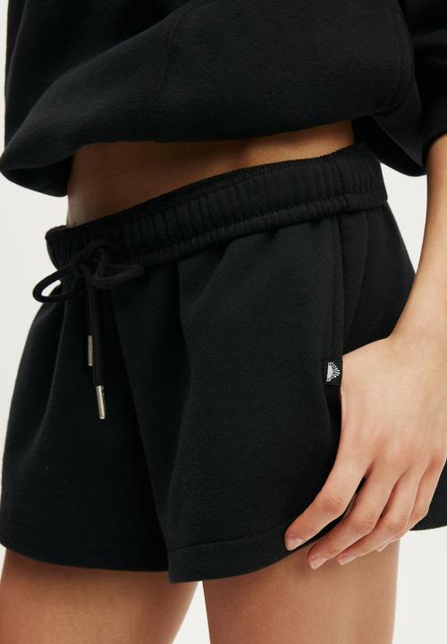 Cotton On - Plush Classic Mini Short - Black