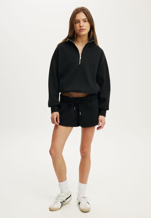 Cotton On - Plush Classic Mini Short - Black