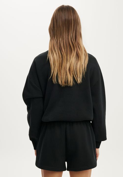 Cotton On - Plush Classic Mini Short - Black