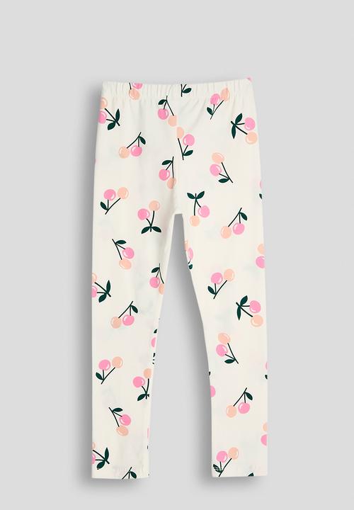 Pop Candy - Leggings - cream/cherry aop