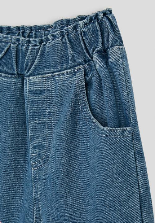 Pop Candy - Frilled hem jeans - blue/hearts