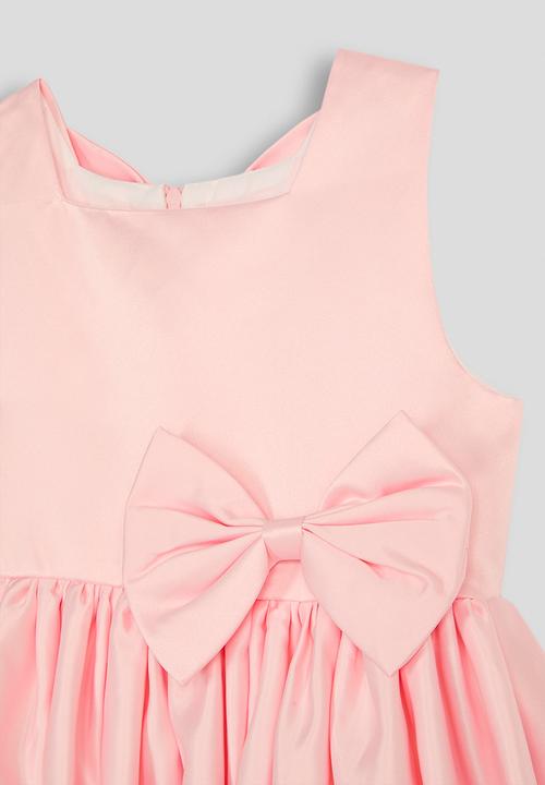Pop Candy - Occasion skater dress with bow - pink