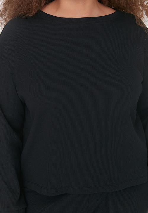 Trendyol - Thessaloniki Knitted Oversized Tracksuit Set - Black