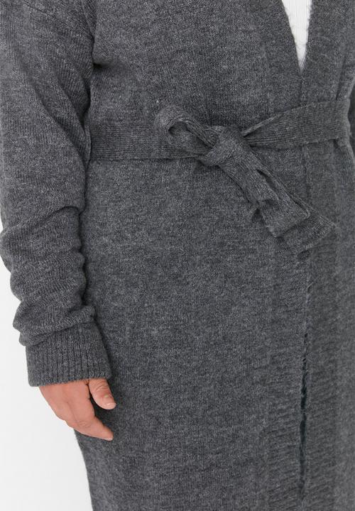 Trendyol - Oversize Loose Fit Knitwear Cardigan - Anthracite