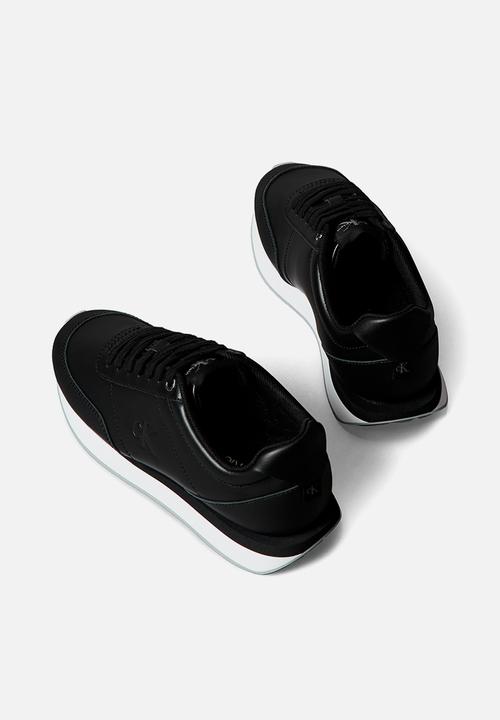 Calvin Klein - Retro Runner Lace Up - Black Formal Gray