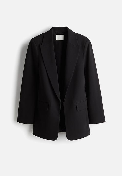 H&M - Throw-on blazer - black