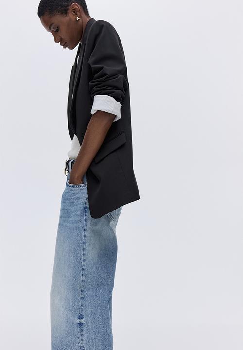 H&M - Throw-on blazer - black