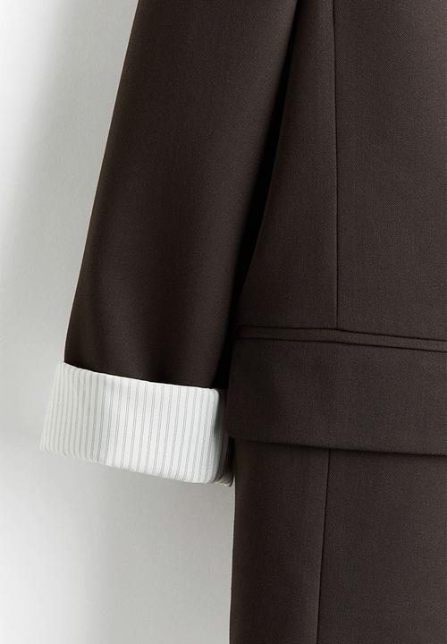 H&M - Throw-on blazer - brown